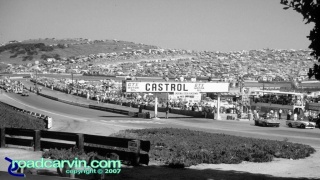 Laguna Seca - A Look Back - Start/Finish Then: Start/Finish before the bridge was installed.